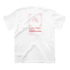 TOBA TOBA COLAのSUNSET PINK スタンダードTシャツの裏面