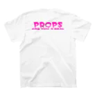 PROPSのPROPS スタンダードTシャツの裏面