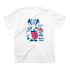 イラスト MONYAAT のバックプリント モコモコラビット1号*Lick Lick Lick スタンダードTシャツの裏面