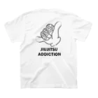 ADD JIUJITSUのjiujitsu addiction スタンダードTシャツの裏面