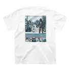 PARISshopのPARIS on the City!×コサカダイキ「愛の爆心地」 スタンダードTシャツの裏面