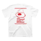 NON FACT STORYの朝食Tシャツ（両面）【Macy's breakfast】 スタンダードTシャツの裏面