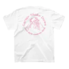 ガレージシェイクダウンのSD鬼っ子ピンク文字 スタンダードTシャツの裏面