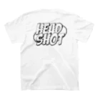 BALL UPのHEAD SHOT TEE -BLK- スタンダードTシャツの裏面