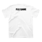 辻秀輝💊HIÐEKI T§UJIのFLU GAME スタンダードTシャツの裏面