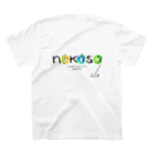 nokoso worldのノコゾウnokosoモップ スタンダードTシャツの裏面