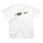 MasakitのHAKO NEKO SLYDINGTシャツ  くつした両面 Regular Fit T-Shirtの裏面