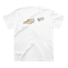 MasakitのHAKO NEKO SLYDING モフモフ スタンダードTシャツの裏面