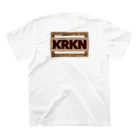 Ki Ra ku NiのKRKN #KiRakuNi スタンダードTシャツの裏面