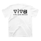 ViVaのViVa BIG LOGO T-shirt スタンダードTシャツの裏面