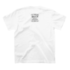 in the bed shop(遥さんのお店)のHaruka is in bed Regular Fit T-Shirtの裏面