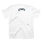 ツムのぽてぽて屋の猫柄24 Regular Fit T-Shirtの裏面