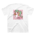 微々子(Viviko)のオムライス運び🍳🍅 Regular Fit T-Shirtの裏面