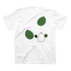 kenyu_avocadoのけんゆーの国産アボカドTシャツ#1 スタンダードTシャツの裏面