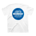 HARUKIの"WHITE MONDAY" 丸ロゴTee (両面プリント) スタンダードTシャツの裏面