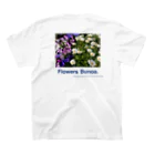 Bunoa.のFlower Tシャツ ホワイト Regular Fit T-Shirtの裏面