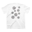 Yuki Matsutakeのドットまるまる般若心経 Regular Fit T-Shirtの裏面