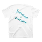 🌷🏳️‍🌈のFeminism is for Everyone🌼 スタンダードTシャツの裏面