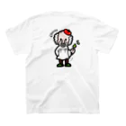 【Chocoa】-チョコア-のりんごじいさん: バックプリント スタンダードTシャツの裏面