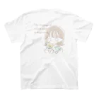 トーカのチューリップと女の子 スタンダードTシャツの裏面