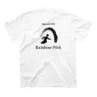 ドリブルTシャツのD-StudioのドリブルTシャツ：RainbowFlick和 スタンダードTシャツの裏面