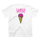 Candid.7のCANDID SEVEN  スタンダードTシャツの裏面