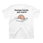 mapechiのhand - 手のぬくもり - スタンダードTシャツの裏面