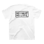 tw_and_cherryのNO CAMP NO LIFE Regular Fit T-Shirtの裏面