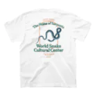 Parallel Imaginary Gift ShopのWorld Snake Cultural Center Regular Fit T-Shirtの裏面