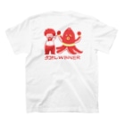 おもしろＴシャツ屋(oko)jの※【ドラマ　あのキス】タコさんWINNER【ご着用】※背面印刷ver Regular Fit T-Shirtの裏面