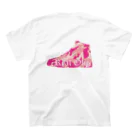 Real OneのSneaker Camo Pink スタンダードTシャツの裏面