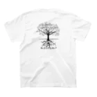 sa_yasaiの1%organic matter=10tons carbon pre acre スタンダードTシャツの裏面