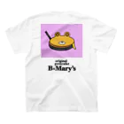 B×Mary’s のパンケーキ Regular Fit T-Shirtの裏面