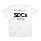 Too fool campers Shop!のSDCsキャンペーン キャンプサイコーおじさんコラボ(黒文字) スタンダードTシャツの裏面