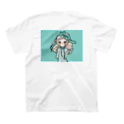 すみっこそーだのMizuiro no on'nanoko スタンダードTシャツの裏面