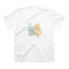 しばあめストアのむぎゅー スタンダードTシャツの裏面