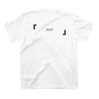 「   null   」の「   "hai"s and lows   」 Regular Fit T-Shirtの裏面