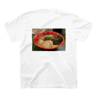 エリザベスゴリラのダブルラーメン美味しそう スタンダードTシャツの裏面