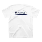 aloha_pineapple_hawaiiのバックプリント ALOHAダイヤモンドヘッド 022 Regular Fit T-Shirtの裏面