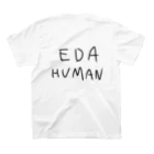 MUDAIのEDA HUMAN スタンダードTシャツの裏面