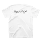 HFのHF バックロゴ　ブラック Regular Fit T-Shirtの裏面