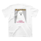 YTRのPLATYPUS magazine スタンダードTシャツの裏面