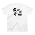 LUCHAの(バックプリント)LUCHA#106mono スタンダードTシャツの裏面