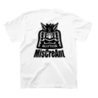 MisCreAntミスクリアントの鬼瓦 スタンダードTシャツの裏面