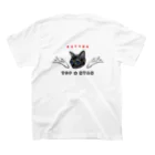 ひげ猫マリオのスモーキー猫 カッツ君 スタンダードTシャツの裏面