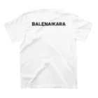 TOKYO LOGOSHOP 東京ロゴショップのBALENAIKARA バレナイカラ ばれへんがな バックプリント（背面プリント) Regular Fit T-Shirtの裏面