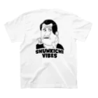 SHUNKICHI VIBESのシュンキチさん スタンダードTシャツの裏面