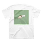 チャッピー屋の文鳥さん スタンダードTシャツの裏面