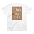 taramabanaのhigh  on  life 5.6 スタンダードTシャツの裏面