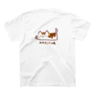 ふわサブレのみたらしにゃんこTシャツ スタンダードTシャツの裏面